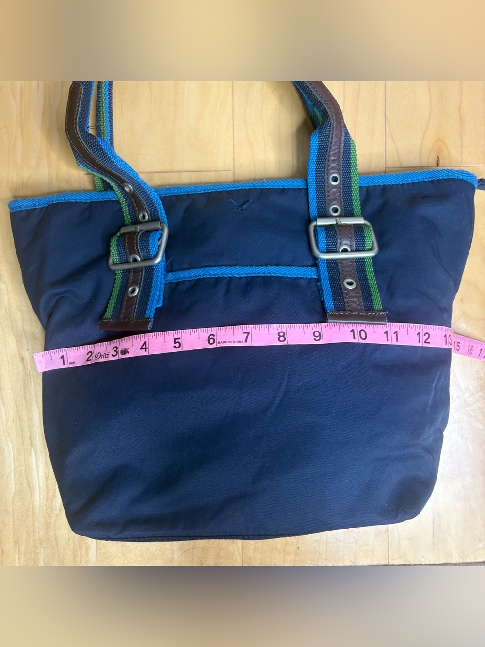 Vintage Y2k American Eagle Navy Shoulder Bag Purse View 5